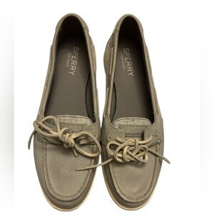 SPERRY OASIS LOFT GREY US WOMENS SIZE 9 M LOAFER